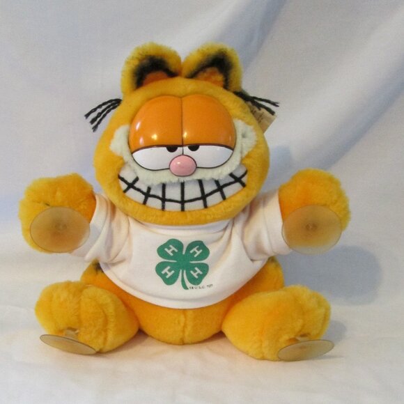 Rare Garfield 4 H Cling On Plush - Picture 1 of 3